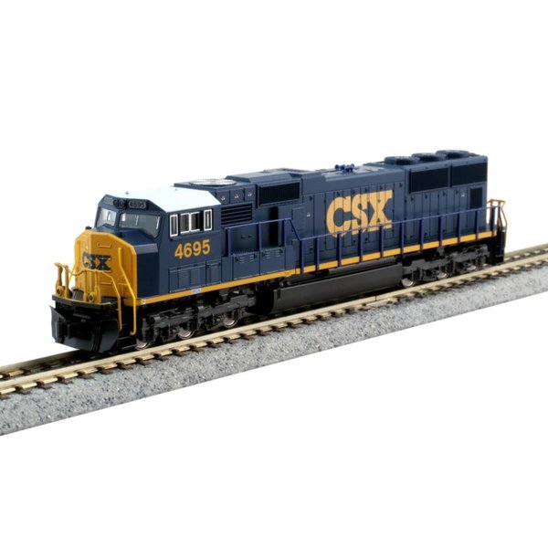 Kato 1767610DCC No. 4695 N Scale CSX EMD SD70M FLAT DCC Train KAT1767610DCC